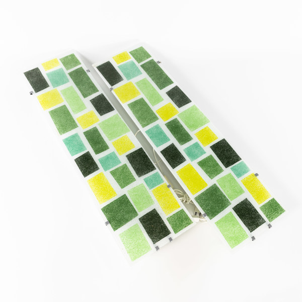 Vägglampor, ett par, "Gyllen", IKEA, 90-tal 