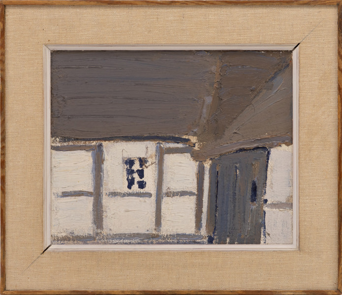 Nils-Göran Brunner, olja på pannå, signerad, 42x36 cm