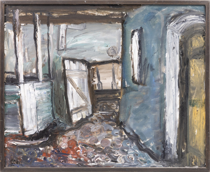 Ulla Borgström, olja på duk, signerad, 77x63 cm