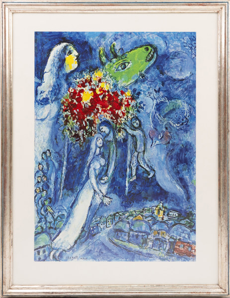 Marc Chagall, (e.), affisch, 65x84 cm