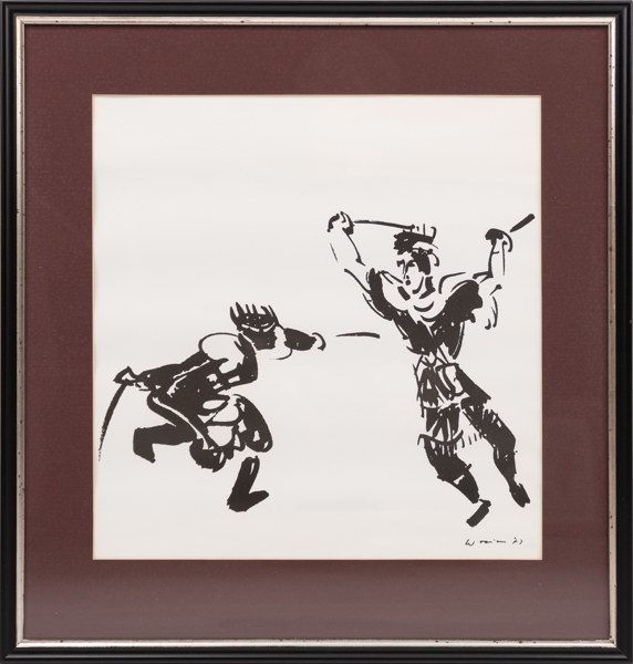 Oidentifierad konstnär, tryck, 50x53 cm