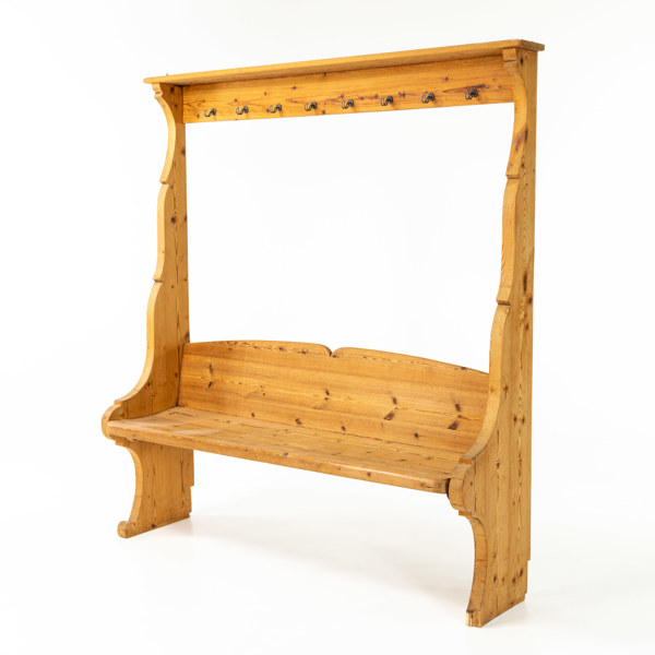 Hallmöbel, furu, 1900-tal, bredd 153 cm