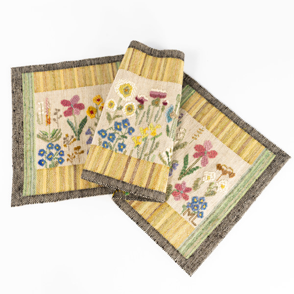 Magnhild Lundsten, vävnad, signerad, 112x44 cm