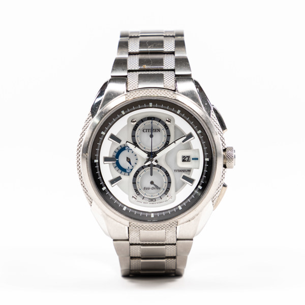 Armbandsur, Citizen Eco-Drive Titanium, kronograf