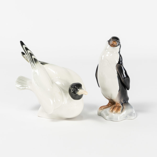 Figuriner, 2 st, bl a Metzler & Ortloff, högsta 16 cm