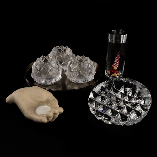 Ljuslyktor, 6 st, högsta 15,5 cm